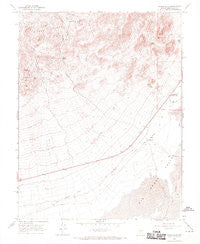 Devils Gate Nevada Historical topographic map, 1:24000 scale, 7.5 X 7.5 Minute, Year 1968