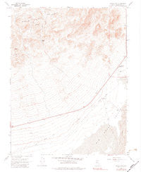 Devils Gate Nevada Historical topographic map, 1:24000 scale, 7.5 X 7.5 Minute, Year 1968