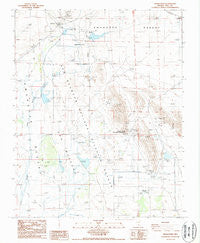 Devils Hole Nevada Historical topographic map, 1:24000 scale, 7.5 X 7.5 Minute, Year 1987