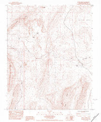 Devils Throat Nevada Historical topographic map, 1:24000 scale, 7.5 X 7.5 Minute, Year 1983