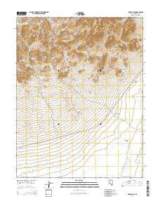 Devils Gate Nevada Current topographic map, 1:24000 scale, 7.5 X 7.5 Minute, Year 2014