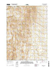Devils Pass Nevada Current topographic map, 1:24000 scale, 7.5 X 7.5 Minute, Year 2015
