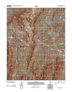 Devils Throat Nevada Historical topographic map, 1:24000 scale, 7.5 X 7.5 Minute, Year 2012