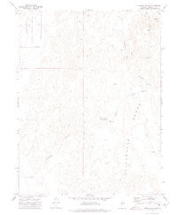 Diamond Canyon Nevada Historical topographic map, 1:24000 scale, 7.5 X 7.5 Minute, Year 1972