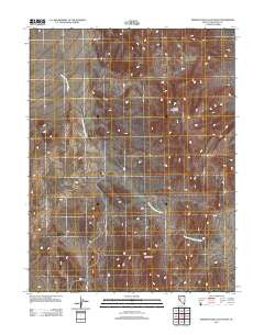 Diamond Field Jack Wash Nevada Historical topographic map, 1:24000 scale, 7.5 X 7.5 Minute, Year 2011