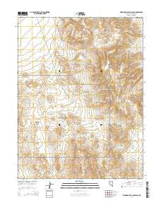 Diamond Field Jack Wash Nevada Current topographic map, 1:24000 scale, 7.5 X 7.5 Minute, Year 2014