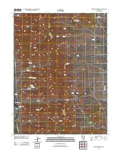 Diamond Springs Nevada Historical topographic map, 1:24000 scale, 7.5 X 7.5 Minute, Year 2012