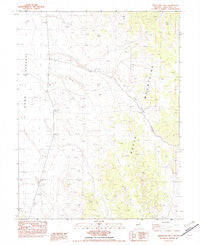 Dickenson Well Nevada Historical topographic map, 1:24000 scale, 7.5 X 7.5 Minute, Year 1982