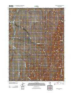 Dinner Station Nevada Historical topographic map, 1:24000 scale, 7.5 X 7.5 Minute, Year 2012