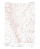 Disaster Peak Nevada Historical topographic map, 1:62500 scale, 15 X 15 Minute, Year 1961