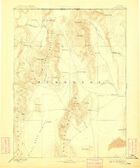 Disaster Nevada Historical topographic map, 1:250000 scale, 1 X 1 Degree, Year 1893