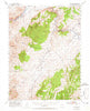 Dixie Flats Nevada Historical topographic map, 1:62500 scale, 15 X 15 Minute, Year 1952