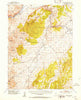 Dixie Flats Nevada Historical topographic map, 1:62500 scale, 15 X 15 Minute, Year 1952