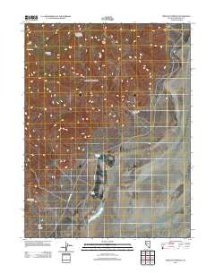 Dixie Hot Springs Nevada Historical topographic map, 1:24000 scale, 7.5 X 7.5 Minute, Year 2011