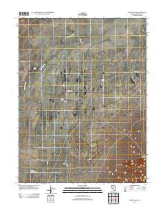 Dixie Valley Nevada Historical topographic map, 1:24000 scale, 7.5 X 7.5 Minute, Year 2011