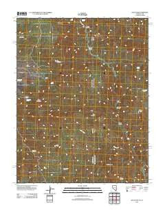 Docs Pass Nevada Historical topographic map, 1:24000 scale, 7.5 X 7.5 Minute, Year 2012