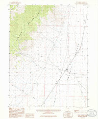 Dolly Varden Nevada Historical topographic map, 1:24000 scale, 7.5 X 7.5 Minute, Year 1986