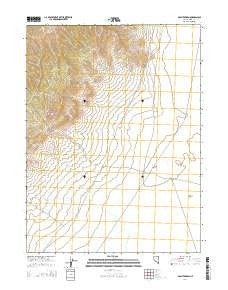 Dolly Varden Nevada Current topographic map, 1:24000 scale, 7.5 X 7.5 Minute, Year 2014