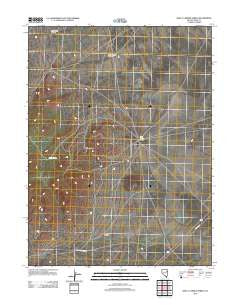 Dolly Varden Spring Nevada Historical topographic map, 1:24000 scale, 7.5 X 7.5 Minute, Year 2012