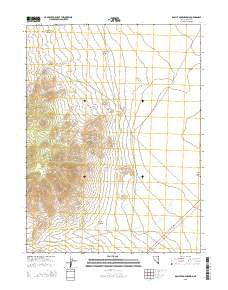 Dolly Varden Spring Nevada Current topographic map, 1:24000 scale, 7.5 X 7.5 Minute, Year 2015