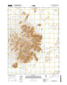 Donna Schee Peak Nevada Current topographic map, 1:24000 scale, 7.5 X 7.5 Minute, Year 2015