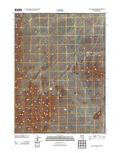 Donna Schee Spring Nevada Historical topographic map, 1:24000 scale, 7.5 X 7.5 Minute, Year 2011