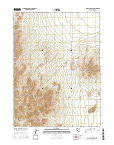 Donna Schee Spring Nevada Current topographic map, 1:24000 scale, 7.5 X 7.5 Minute, Year 2015