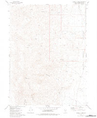 Donnelly Creek Nevada Historical topographic map, 1:24000 scale, 7.5 X 7.5 Minute, Year 1980