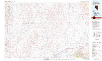 Double Mtn Nevada Historical topographic map, 1:100000 scale, 30 X 60 Minute, Year 1981