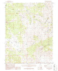 Double Spring Nevada Historical topographic map, 1:24000 scale, 7.5 X 7.5 Minute, Year 1986
