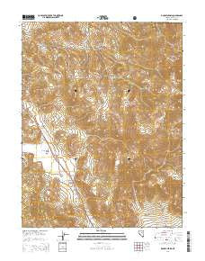 Double Spring Nevada Current topographic map, 1:24000 scale, 7.5 X 7.5 Minute, Year 2014