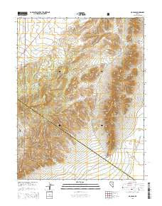 Douglas Nevada Current topographic map, 1:24000 scale, 7.5 X 7.5 Minute, Year 2014