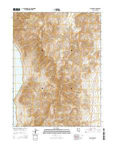 Dove Creek Nevada Current topographic map, 1:24000 scale, 7.5 X 7.5 Minute, Year 2014