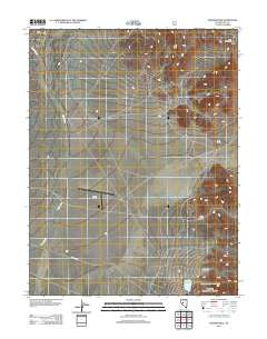 Downeyville Nevada Historical topographic map, 1:24000 scale, 7.5 X 7.5 Minute, Year 2011