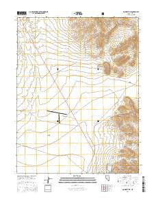 Downeyville Nevada Current topographic map, 1:24000 scale, 7.5 X 7.5 Minute, Year 2014
