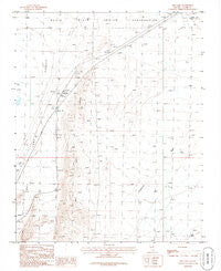 Dry Lake Nevada Historical topographic map, 1:24000 scale, 7.5 X 7.5 Minute, Year 1986