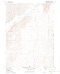 Dry Mountain NW Nevada Historical topographic map, 1:24000 scale, 7.5 X 7.5 Minute, Year 1980