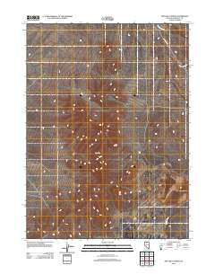 Dry Hills North Nevada Historical topographic map, 1:24000 scale, 7.5 X 7.5 Minute, Year 2011