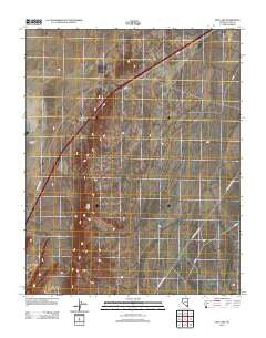 Dry Lake Nevada Historical topographic map, 1:24000 scale, 7.5 X 7.5 Minute, Year 2012
