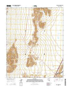 Dry Lake NW Nevada Current topographic map, 1:24000 scale, 7.5 X 7.5 Minute, Year 2014