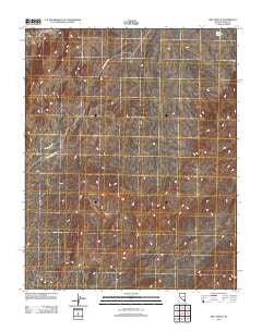Dry Lake SE Nevada Historical topographic map, 1:24000 scale, 7.5 X 7.5 Minute, Year 2012
