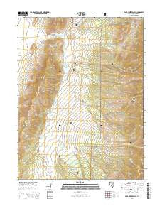 Duck Creek Valley Nevada Current topographic map, 1:24000 scale, 7.5 X 7.5 Minute, Year 2014