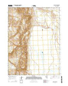 Duck Lake Nevada Current topographic map, 1:24000 scale, 7.5 X 7.5 Minute, Year 2015