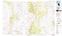 Duckwater Nevada Historical topographic map, 1:100000 scale, 30 X 60 Minute, Year 1980
