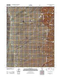 Duckwater NE Nevada Historical topographic map, 1:24000 scale, 7.5 X 7.5 Minute, Year 2012