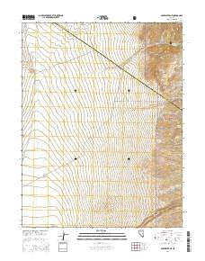 Duckwater NE Nevada Current topographic map, 1:24000 scale, 7.5 X 7.5 Minute, Year 2014