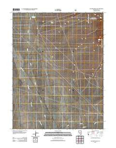 Duckwater SE Nevada Historical topographic map, 1:24000 scale, 7.5 X 7.5 Minute, Year 2012