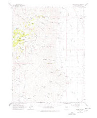 Duffer Peak Nevada Historical topographic map, 1:62500 scale, 15 X 15 Minute, Year 1965