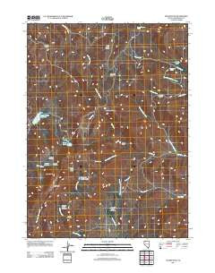 Duffer Peak Nevada Historical topographic map, 1:24000 scale, 7.5 X 7.5 Minute, Year 2011