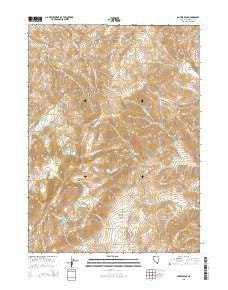 Duffer Peak Nevada Current topographic map, 1:24000 scale, 7.5 X 7.5 Minute, Year 2015